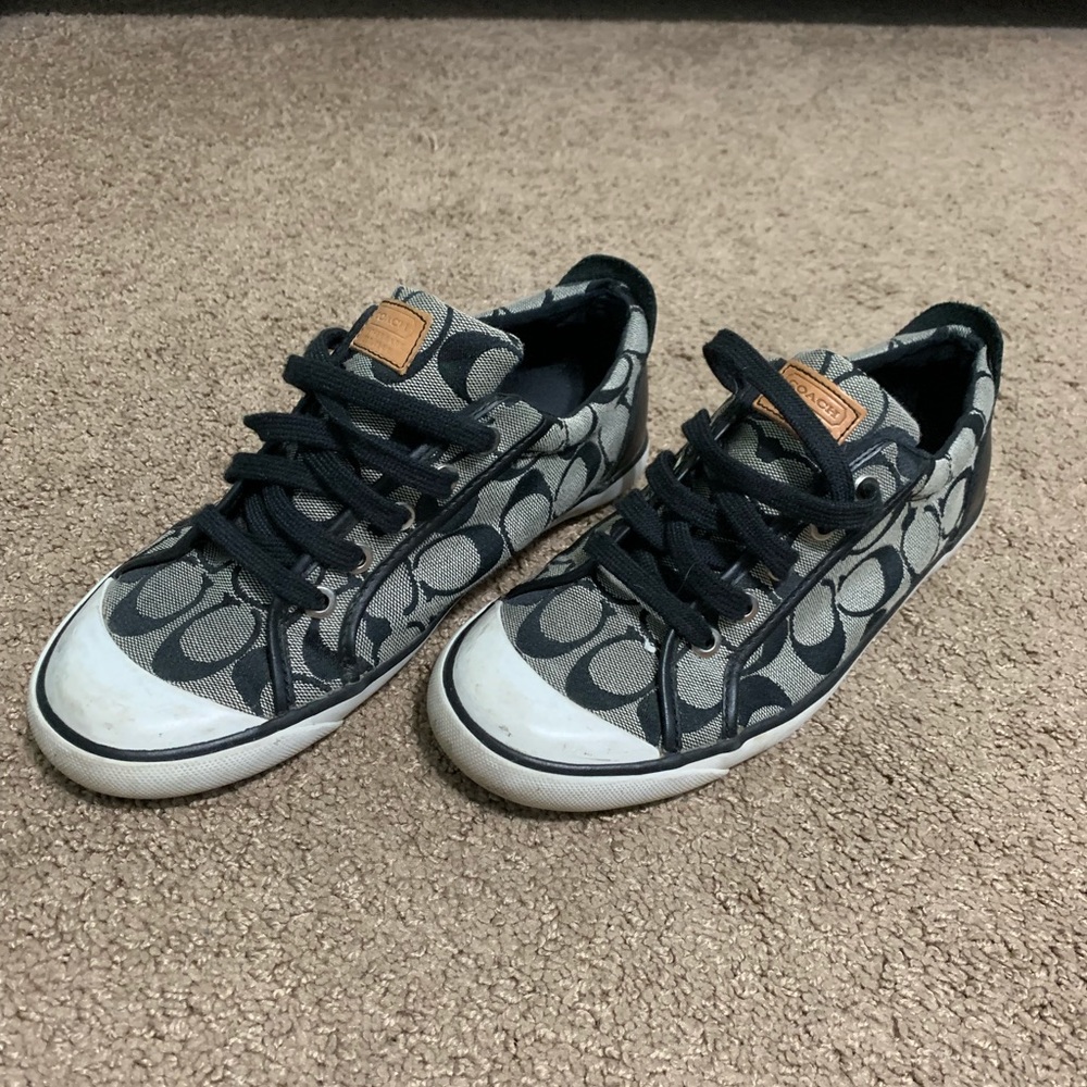 Coach leather shoes